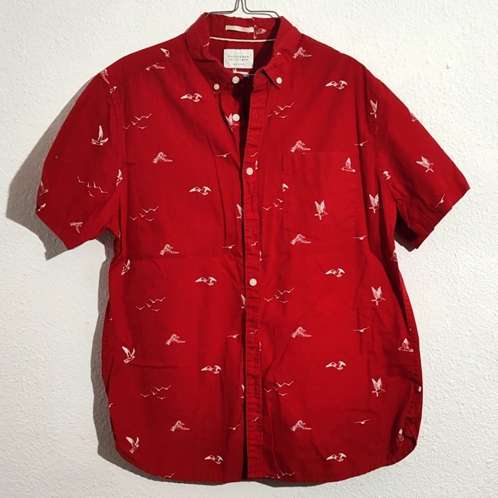 Large Cactus Man dress shirt